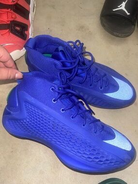 adidas Kids Royal Blue High-Top Sneakers